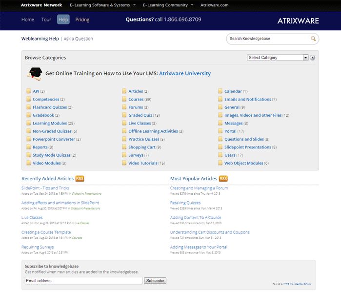 Atrixware Knowledge Base Layout