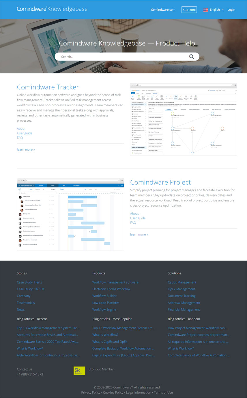 Comindware Knowledge Base Design