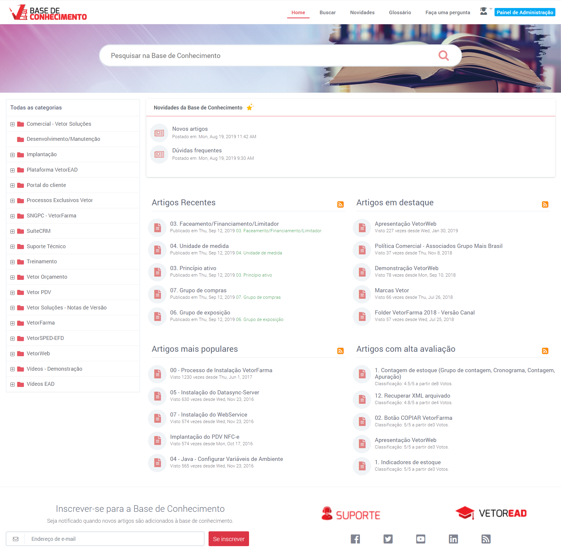 Vetorfarma Knowledge Base Theme