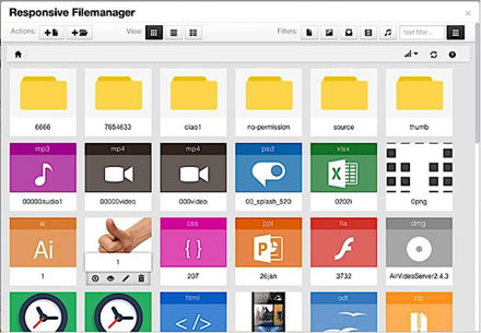 Responsive File Manager