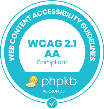 WCAG 2.1 Compliant Seal