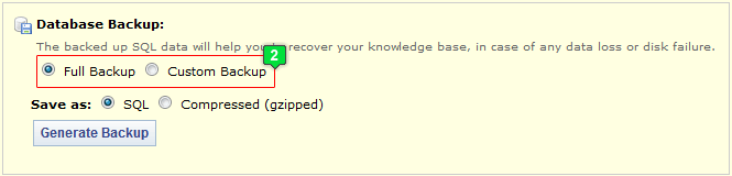 Database Backup Database Backup