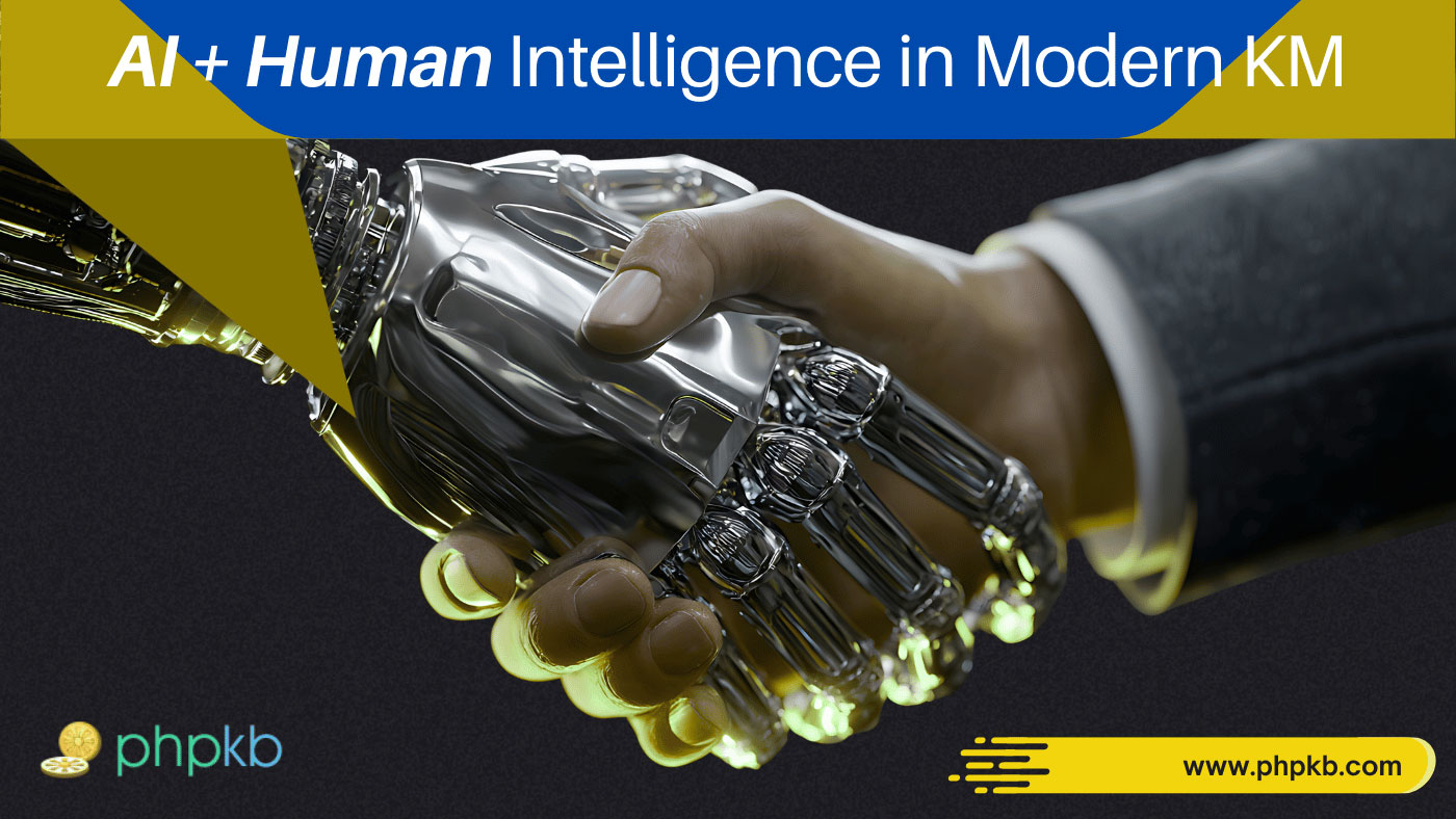 AI + Human Intelligence in Knowledge Management