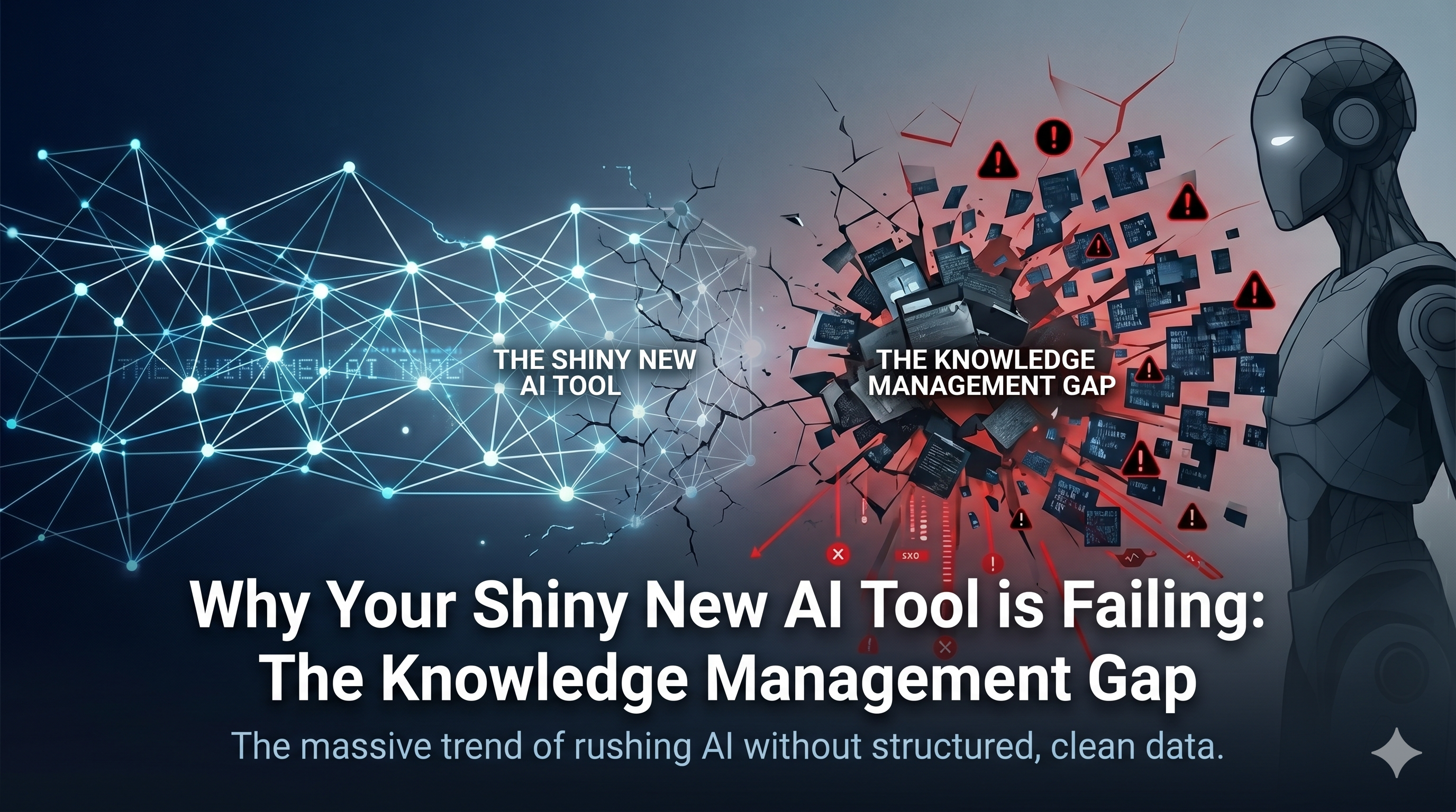 AI without Structured Knowledge Management