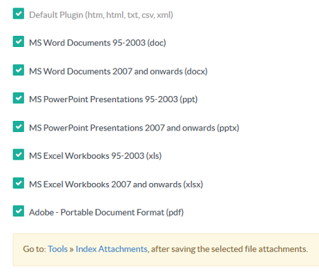 Search File Attachments Search File Attachments
