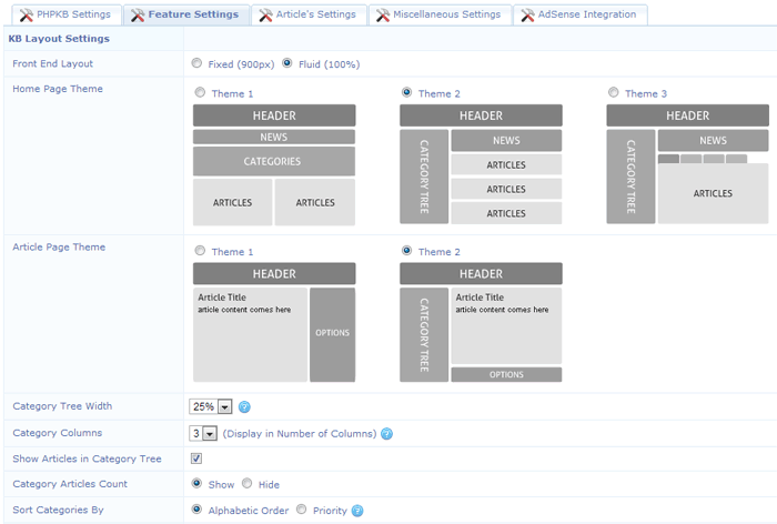 Design Layout Selection Design Layout Selection