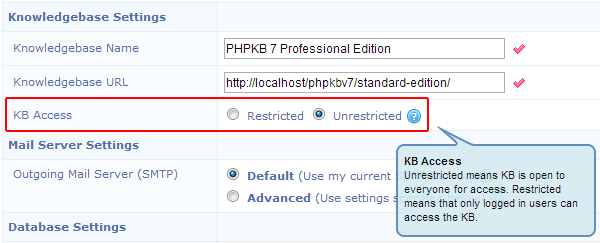 Restrict Knowledge Base Access Restrict Knowledge Base Access